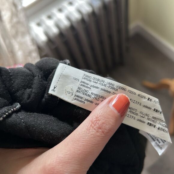 Zara Vibrant Colorful Quilted Boho Hippie Mini Skirt - Large - Picture 10 of 10